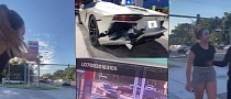 Lamborghini Driver Gets Rear-Ended and Puts On a Show