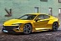 Lamborghini EV GT Rendered as the Second Model Based on the Porsche Taycan