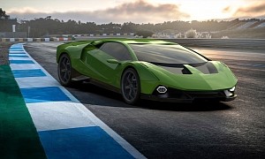 Lamborghini “Evoluzione Concept” Blends Huracan With Essenza SCV12 Design Cues