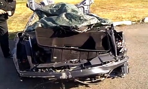 Lamborghini Gallardo Abandoned after Extreme Crash