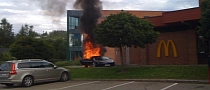 Lamborghini Gallardo Bursts into Flames in McDrive, Madcon Member Driving