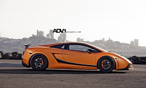 Lamborghini Gallardo Gets ADV.1 Track Spec Wheels