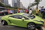 Lamborghini Gallardo Gets Integral Steering via Crash in China