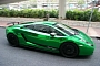 Lamborghini Gallardo Goes Green Chrome in Hong Kong