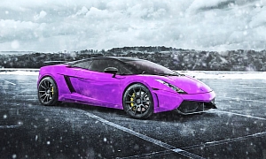 Lamborghini Gallardo in the Blizzard, 2013 Winter Reminder