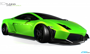 Lamborghini Gallardo LP 540 Green Goblin Is a Virtual Madness