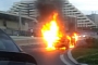 Lamborghini Gallardo on Fire in Czech Republic