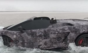 Lamborghini Gallardo Goes Drifting in Lake, Are Lamborghini Submarines a Trend?
