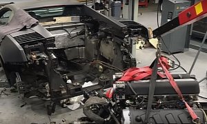 Lamborghini Gallardo V10 Engine Removal Timelapse Video Is Overly Satisfying