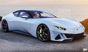 Lamborghini Grand Tourer Rendered, Out for Bentley Continental GT Blood