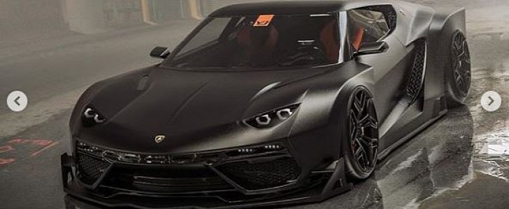 Lamborghini Grand Tourer Revival Rendered