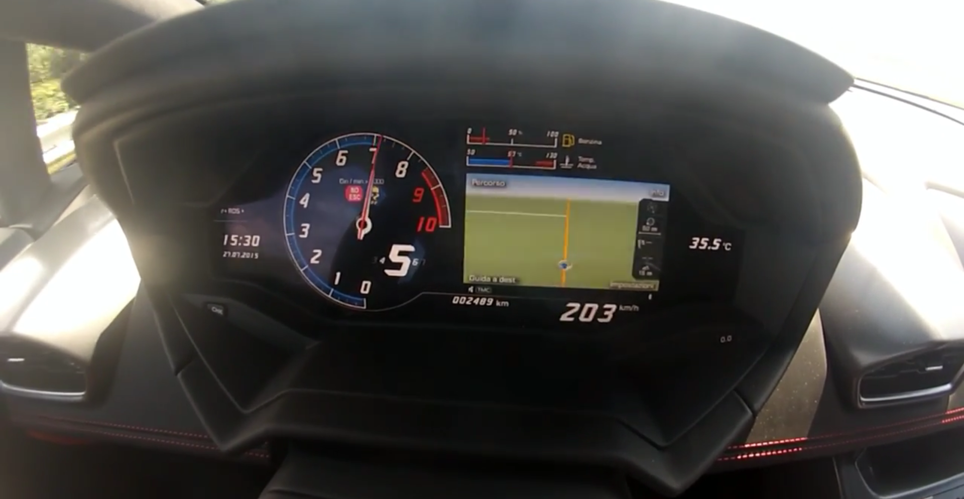 Lamborghini Huracan Acceleration from 0 to 200 km/h Using ...