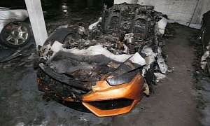 Lamborghini Huracan Burned to the Ground by British Arsonists Looks like a KTM X-Bow