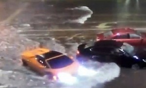 Lamborghini Huracan Doubles as Submarine in Florida Flood, and There’s Proof
