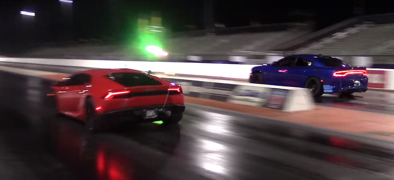 Lamborghini Huracan Drag Races 1,000 HP Charger Hellcat, Fight Is Brutal -  autoevolution