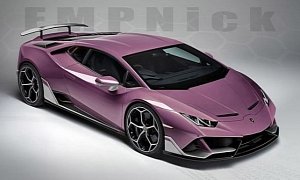 Lamborghini Huracan Evo Gets SV Wing in Special Edition Rendering