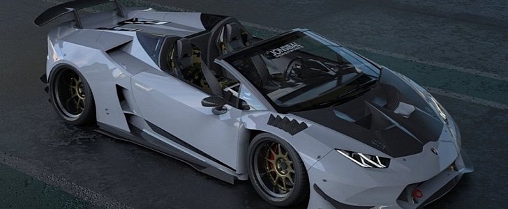 Lamborghini Huracan Evo Spyder with Super Trofeo Body Kit