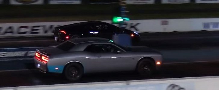 Lamborghini Huracan Fails Hellcat Drag Race