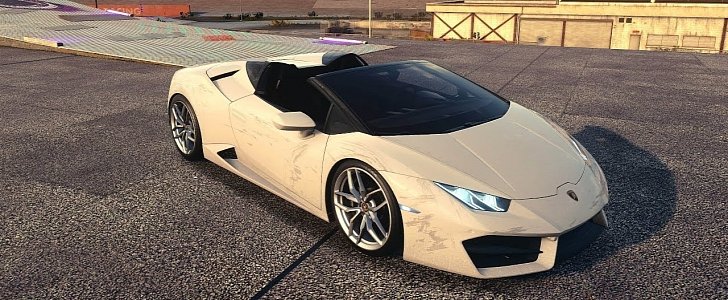 Lamborghini Huracan Spyder in NFS Heat