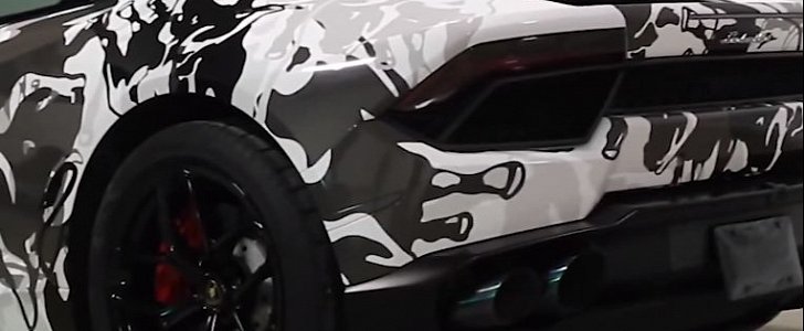 Lamborghini Huracan Gets Bull Run Wrap