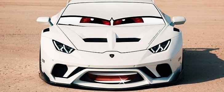 Liberty Walk Lamborghini Huracan rendering