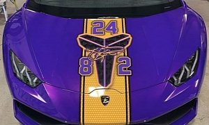 Lamborghini Huracan Gets Kobe Bryant Custom Wrap, Becomes Kobe24Lambo