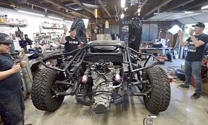 Lamborghini Huracan “Jumpacan” Off-Road Build Starts LS V8 for the First Time