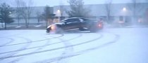 Lamborghini Huracan Performante Does Donuts In The Snow, Goes All Out