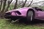 Lamborghini Huracan Performante Getting Pulled Out Of a Ditch Looks Depressing