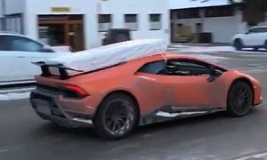 Lamborghini Huracan Performante Hauling a Mattress Is the Practical Supercar
