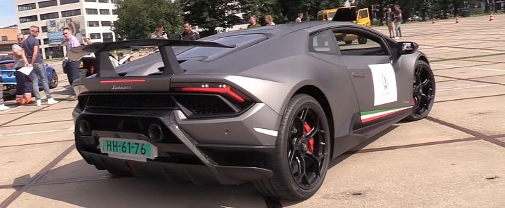 Lamborghini Huracan Performante Spotted in the Wild, V10 Sounds Brutal