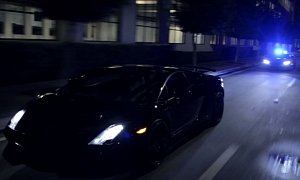 Lamborghini Huracan Police Car Chases Gallardo Superleggera To Prove a Point