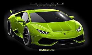 Lamborghini Huracan Receives Wide Body Kit [Virtual Tuning]