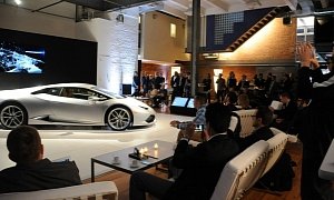 Lamborghini Huracan Showcased in New York at Bathhouse Studios