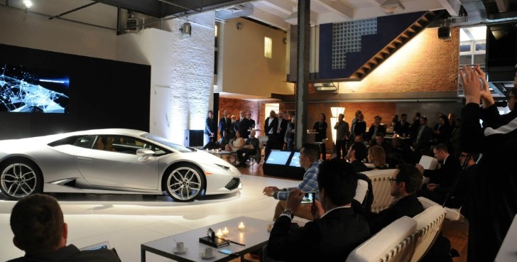 Lamborghini Huracan Showcased in New York at Bathhouse Studios