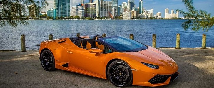 Lamborghini Huracan Spyder Orange