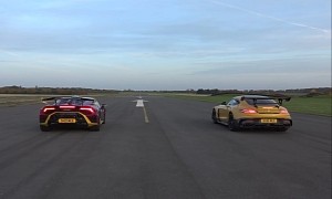 Lamborghini Huracan STO Drag Races Mercedes-AMG GT Black Series, They’re Very Close