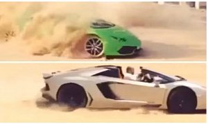 Lamborghini Huracan vs. Aventador Roadster Offroading Comparison: Ruined on Sand