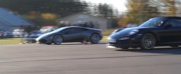 Lamborghini Huracan vs Porsche 911 Turbo S Cabrio