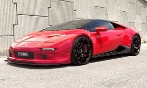 Lamborghini Huracan With Acura NSX Face Looks Like It Could Tell You Its Name in Pig Latin
