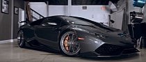 Lamborghini Huracan with Aero Kit and ADV.1 Wheels Becomes Showroom Weapon