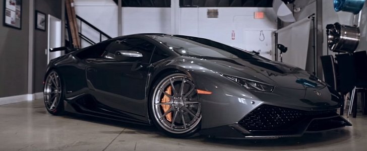 Lamborghini Huracan with Aero Kit and ADV.1 Wheels Becomes Showroom Weapon