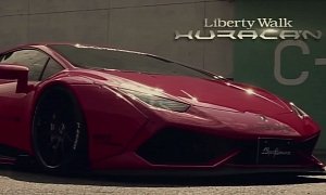 Lamborghini Huracan with Liberty Walk Body Kit and Fi Exhaust Has Extreme Asian Flavor