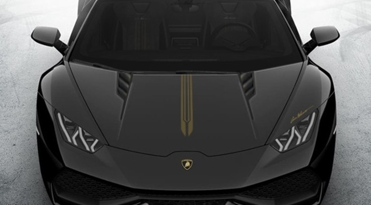 Lamborghini Hurracan Gold Edition Rendering