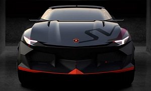 Lamborghini Hyper SUV Concept Looks Like a Lifted Aventador