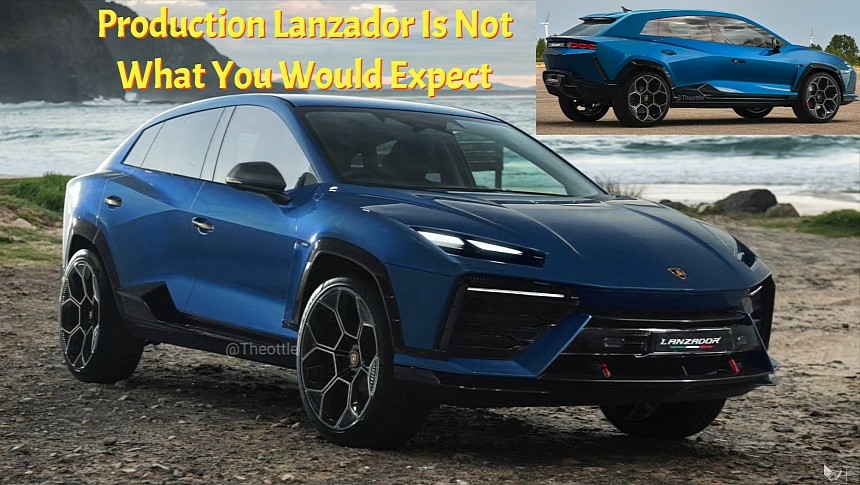 Lamborghini Lanzador CGI transformation by Theottle