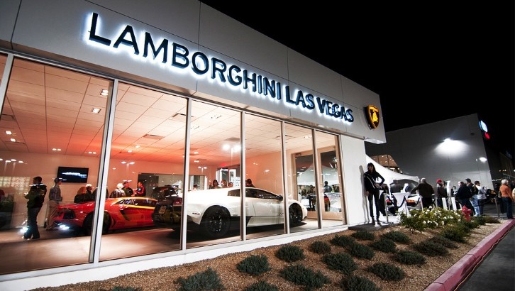 Lamborghini Las Vegas showroom