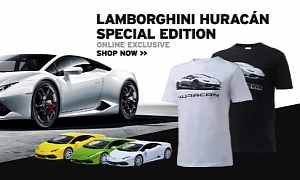 Lamborghini Launches Huracan T-shirt and Model Car