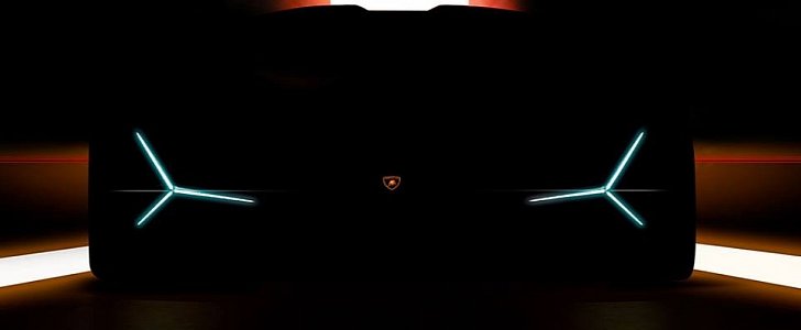 Lamborghini LB48H hybrid hypercar teaser