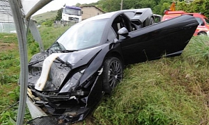 Lamborghini LP550-2 Balboni Crash in France
